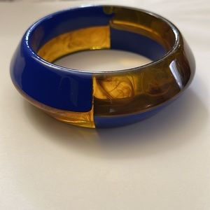 SASSY JONES Vintage Bangle - Blue & Gold